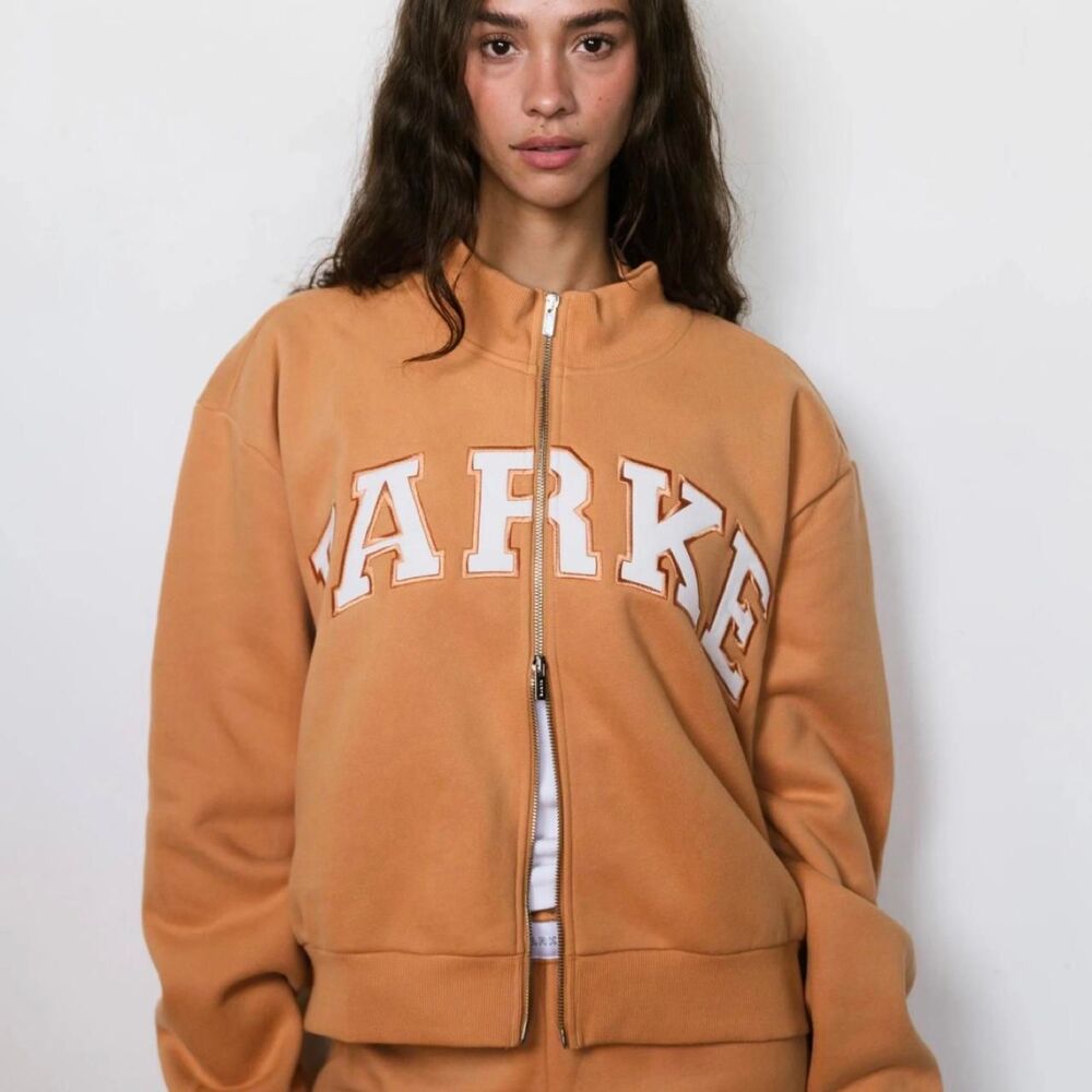 Parke Fleece varsity Mockneck butterum S/M